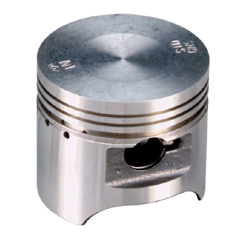 Pistons for motorcycle engines