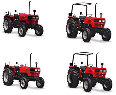 Euro Short Wheelbase Farm Tractors